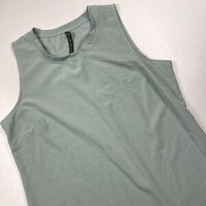 Gaiam Journey Woven Tank Top Size Small Sage Green‎ Sleeveless Athleisure Shirt